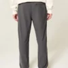 Pantalones holgados de mezcla de lino