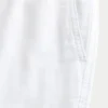 Pantalones holgados de mezcla de lino