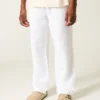 Pantalones holgados de seersucker