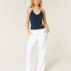 Pantalones holgados de talle bajo