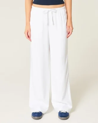 Pantalones holgados de talle bajo