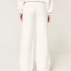 Pantalones rectos con cintura cruzada y tejido de punto de Gilly Hicks
