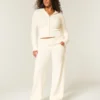 Pantalones rectos con vuelta de punto de Gilly Hicks