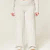 Pantalones rectos con vuelta de punto de Gilly Hicks