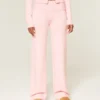 Pantalones rectos con vuelta de punto de Gilly Hicks