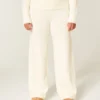 Pantalones rectos con vuelta de punto de Gilly Hicks
