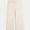 Pantalones rectos de encaje waffle de Gilly Hicks