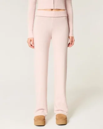 Pantalones rectos de punto de Gilly Hicks