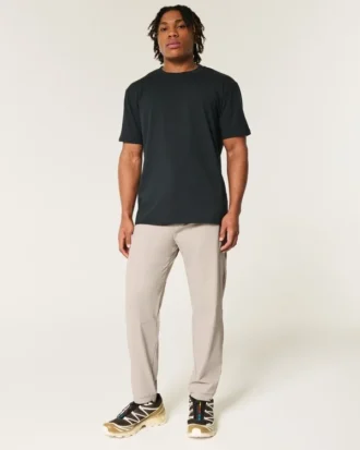 Pantalones relajados con corte cónico para todo el día