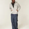 Pantalones superanchos de nailon