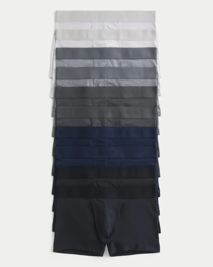 Paquete de 10 calzoncillos bóxer de longitud clásica