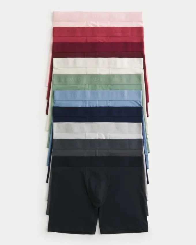 Paquete de 10 calzoncillos bóxer largos