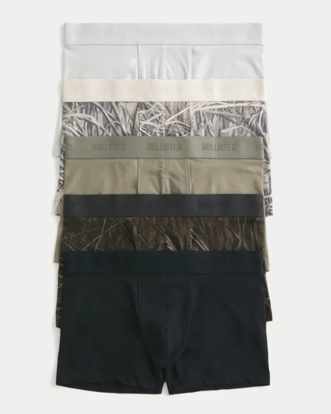 Paquete de 5 calzoncillos bóxer de longitud clásica