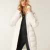 Parka acolchada con forro de piel sintética