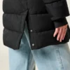 Parka acolchada con forro de piel sintética