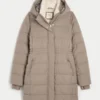 Parka acolchada con forro de piel sintética