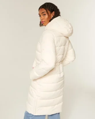 Parka acolchada larga