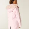 Parka con forro de piel sintética