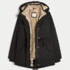 Parka con forro de piel sintética
