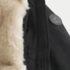 Parka con forro de piel sintética