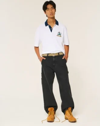 Polo con estampado de los Fighting Irish de la Universidad de Notre Dame