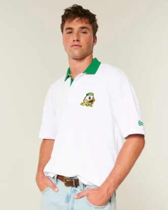 Polo con gráfico de los Ducks de la Universidad de Oregón