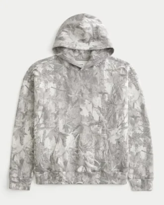 Sudadera con capucha Boxy Camo