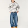 Sudadera con capucha Boxy Camo