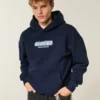 Sudadera con capucha Boxy Glacier Montana Graphic