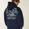 Sudadera con capucha Boxy Glacier Montana Graphic
