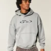 Sudadera con capucha Boxy No Fear Graphic