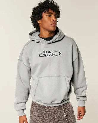 Sudadera con capucha Boxy No Fear Graphic