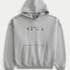 Sudadera con capucha Boxy No Fear Graphic