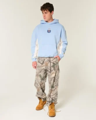 Sudadera con capucha con gráfico de la Asociación Argentina de Fútbol