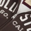 Sudadera con capucha, cremallera y logo gráfico, con forro de sherpa, de la colección Holiday Vault