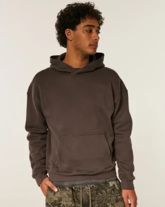 Sudadera con capucha cuadrada