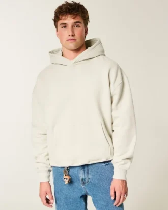 Sudadera con capucha cuadrada