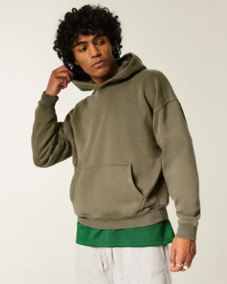 Sudadera con capucha cuadrada
