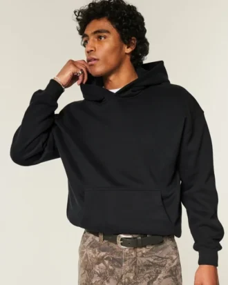 Sudadera con capucha cuadrada