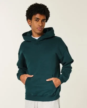 Sudadera con capucha cuadrada