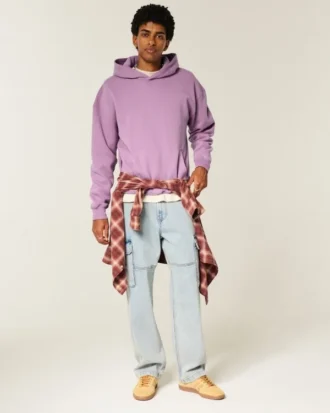 Sudadera con capucha cuadrada