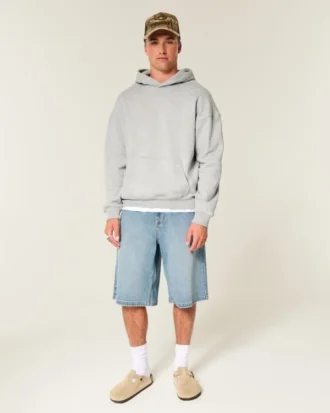 Sudadera con capucha cuadrada