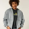 Sudadera con capucha, forro térmico y cremallera