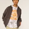 Sudadera con capucha, forro térmico y cremallera Sudadera con capucha, forro térmico y cremallera