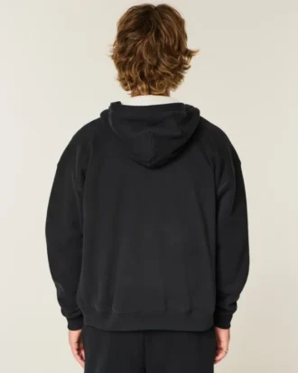 Sudadera con capucha, forro térmico y cremallera