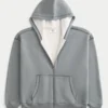 Sudadera con capucha, forro térmico y cremallera
