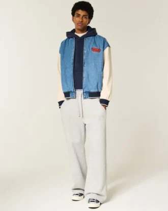 Sudadera con capucha lavada y corte cuadrado
