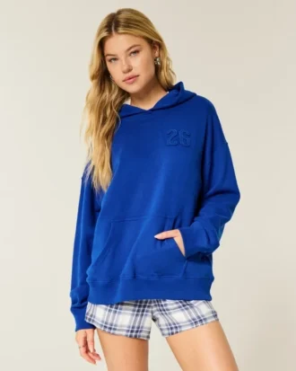 Sudadera con capucha oversize con gráfico «Class of ’26»