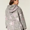 Sudadera con capucha oversize de camuflaje