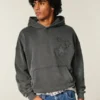 Sudadera con capucha y apliques Baggy Cinch Star